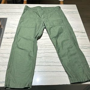 Orslow Japanese green fatigue pant